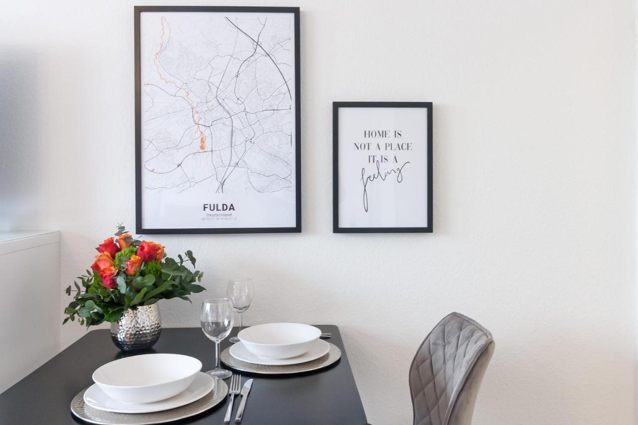 Modernes Apartment Liobablick Nr1 FeWo Fulda Petersberg Petersberg  Eksteriør billede